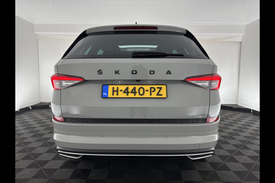 Škoda Kodiaq 1.5 TSI Sportline Business Aut. *PANO | LEATHER-ALCANTARA | FULL-LED | ADAPTIVE-CRUISE | BLIND-SPOT | MEMORY-PACK | CANTON-SOUND | CAMERA | KEYLESS | DIGI-COCKPIT | SPORT/HEATED-SEATS | DAB+ | AMBIENT-LIGHT | CARBON |