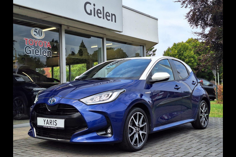 Toyota Yaris 1.5 Hybrid Style Bi-Tone | 17 inch, Stoelverwarming, Half Leer, Keyless, Privcay Glass, Apple CarPlay/Android auto