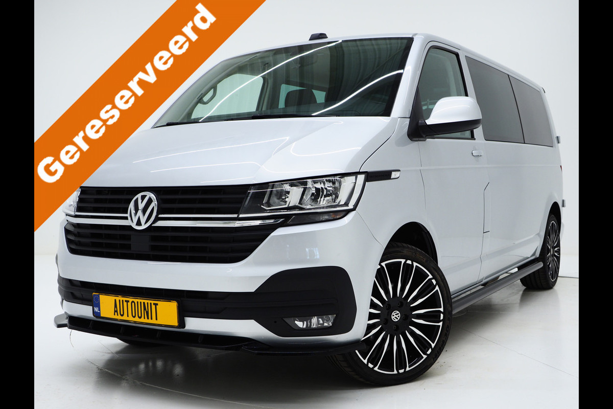 Volkswagen Transporter 2.0 TDI DC Dubbele Cabine R-Line L2H1 6-Zits | Sidebars | Splitter | Airco | Carplay | Trekhaak
