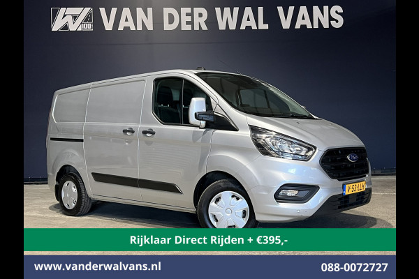 Ford Transit Custom 2.0 TDCI 130pk L1H1 inrichting Euro6 *Rijklaar Direct Rijden* Airco | Camera | LED | Apple Carplay | Cruisecontrol Parkeersensoren, Bijrijdersbank, 2500kg trekvermogen, stoelverwarming, verwarmde voorruit