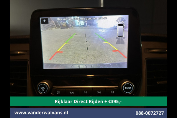 Ford Transit Custom 2.0 TDCI 130pk L1H1 inrichting Euro6 *Rijklaar Direct Rijden* Airco | Camera | LED | Apple Carplay | Cruisecontrol Parkeersensoren, Bijrijdersbank, 2500kg trekvermogen, stoelverwarming, verwarmde voorruit