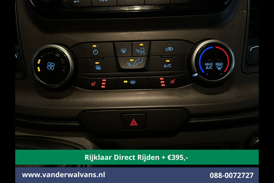 Ford Transit Custom 2.0 TDCI 130pk L1H1 inrichting Euro6 *Rijklaar Direct Rijden* Airco | Camera | LED | Apple Carplay | Cruisecontrol Parkeersensoren, Bijrijdersbank, 2500kg trekvermogen, stoelverwarming, verwarmde voorruit