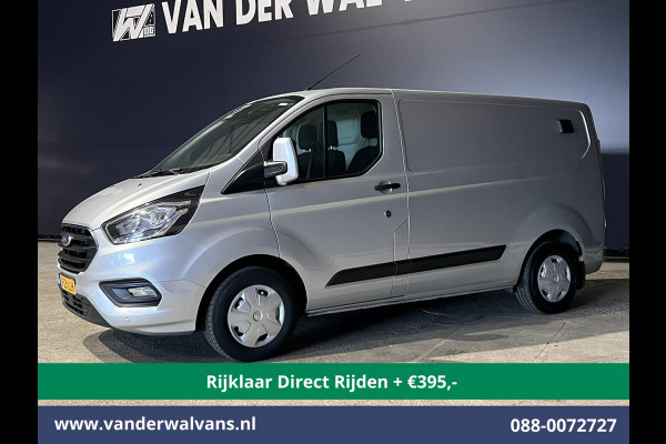 Ford Transit Custom 2.0 TDCI 130pk L1H1 inrichting Euro6 *Rijklaar Direct Rijden* Airco | Camera | LED | Apple Carplay | Cruisecontrol Parkeersensoren, Bijrijdersbank, 2500kg trekvermogen, stoelverwarming, verwarmde voorruit