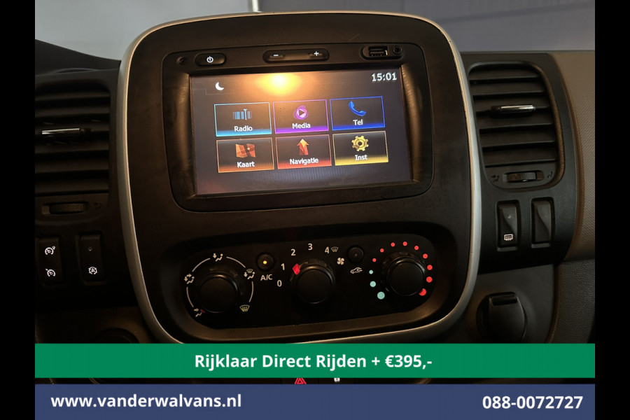 Renault Trafic 1.6 dCi L1H1 Euro6 * Rijklaar Direct Rijden* Airco | Navigatie | Imperiaal | Cruisecontrol | Trekhaak | Parkeersensoren | Bijrijdersbank