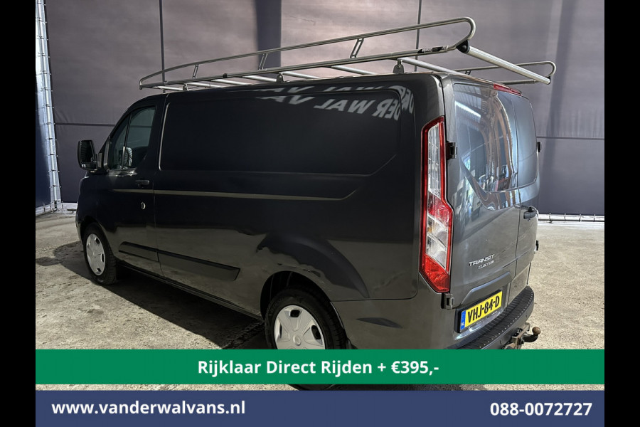 Ford Transit Custom 2.0 TDCI L1H1 Euro6 *Rijklaar Direct Rijden* Airco | Trekhaak | Imperiaal | Cruisecontrol | Parkeersensoren | Bijrijdersbank LED