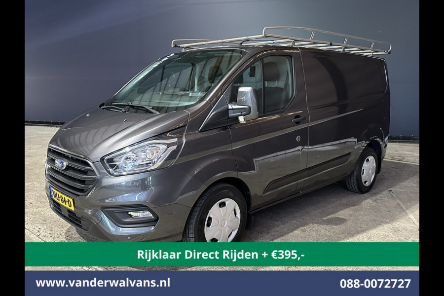 Ford Transit Custom 2.0 TDCI L1H1 Euro6 *Rijklaar Direct Rijden* Airco | Trekhaak | Imperiaal | Cruisecontrol | Parkeersensoren | Bijrijdersbank LED
