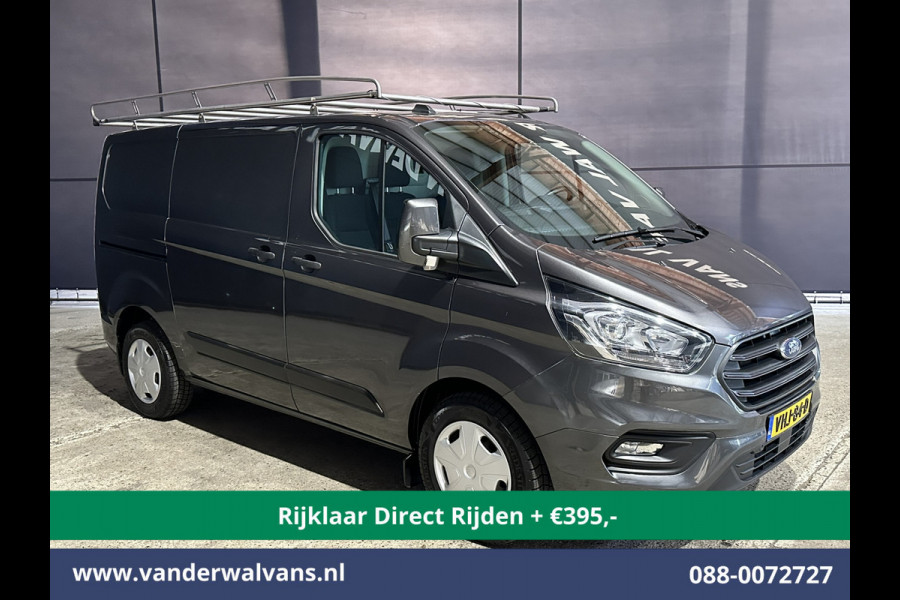 Ford Transit Custom 2.0 TDCI L1H1 Euro6 *Rijklaar Direct Rijden* Airco | Trekhaak | Imperiaal | Cruisecontrol | Parkeersensoren | Bijrijdersbank LED