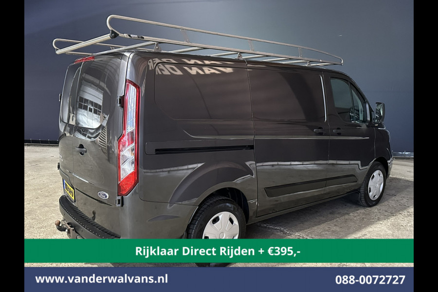 Ford Transit Custom 2.0 TDCI L1H1 Euro6 *Rijklaar Direct Rijden* Airco | Trekhaak | Imperiaal | Cruisecontrol | Parkeersensoren | Bijrijdersbank LED