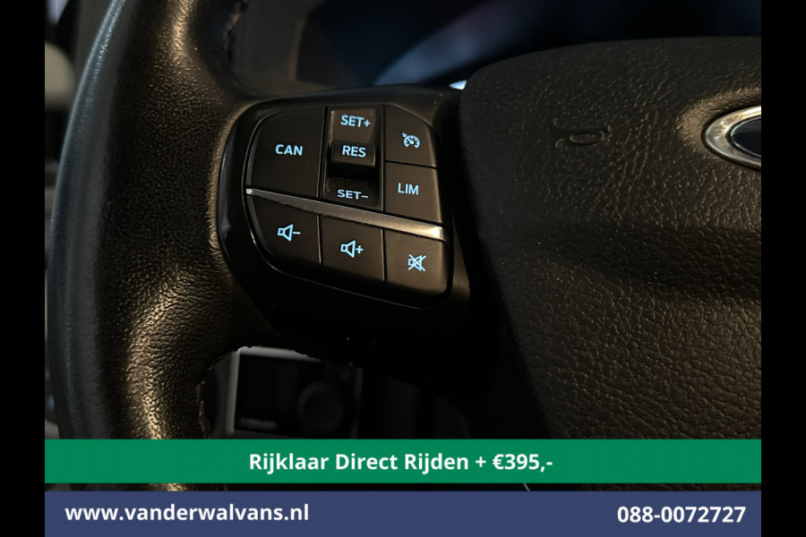 Ford Transit Custom 2.0 TDCI 131pk L1H1 Inrichting Euro6 Airco | Navigatie | Camera | LED | Cruisecontrol Stoelverwarming, Verwarmde voorruit, Parkeersensoren, Bijrijdersbank
