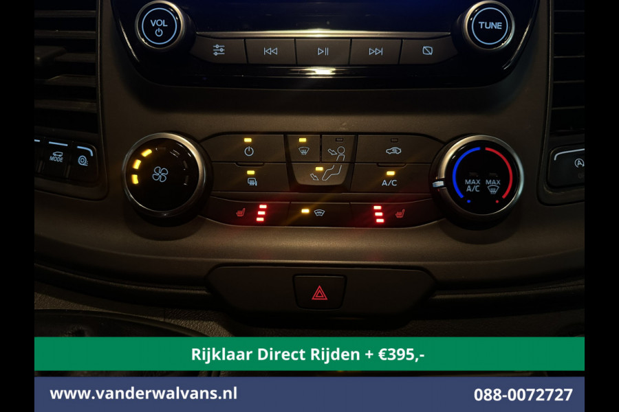 Ford Transit Custom 2.0 TDCI 131pk L1H1 Inrichting Euro6 Airco | Navigatie | Camera | LED | Cruisecontrol Stoelverwarming, Verwarmde voorruit, Parkeersensoren, Bijrijdersbank