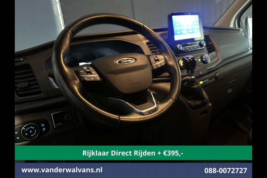 Ford Transit Custom 2.0 TDCI 131pk L1H1 Inrichting Euro6 Airco | Navigatie | Camera | LED | Cruisecontrol Stoelverwarming, Verwarmde voorruit, Parkeersensoren, Bijrijdersbank
