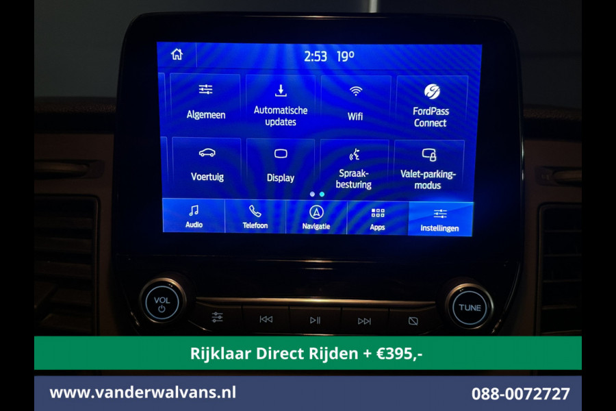 Ford Transit Custom 2.0 TDCI 131pk L1H1 Inrichting Euro6 Airco | Navigatie | Camera | LED | Cruisecontrol Stoelverwarming, Verwarmde voorruit, Parkeersensoren, Bijrijdersbank