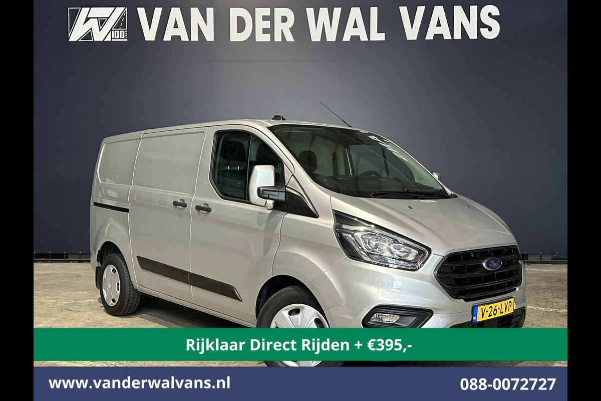 Ford Transit Custom 2.0 TDCI 131pk Automaat L1H1 Euro6 *Rijklaar Direct Rijden* Airco | LED | Cruisecontrol | Verwarmde voorruit Parkeersensoren, Bijrijdersbank
