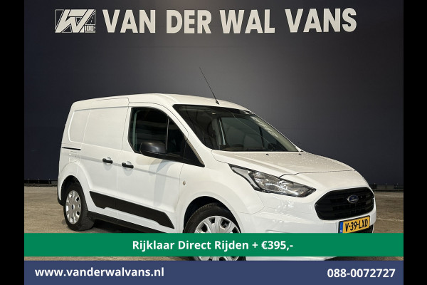 Ford Transit Connect 1.5 EcoBlue 101pk L1H1 Euro6 *Rijklaar Direct Rijden* Airco | 3-Zits | Camera | Android Auto | Verwarmde voorruit | Stoelverwarm Parkeersensoren, Zijdeur, Bijrijdersbank