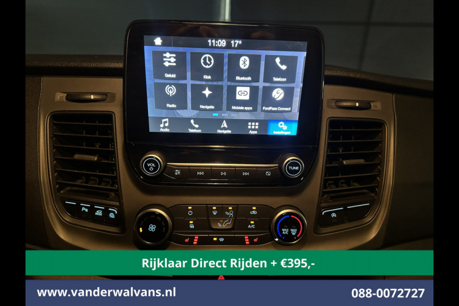 Ford Transit Custom 2.0 TDCI L2H1 Euro6 *Rijklaar Direct Rijden* Airco | Navigatie | Apple Carplay | Cruisecontrol | Stoelverwarming LED, parkeersensoren, android auto, verwarmde voorruit, bijrijdersbank