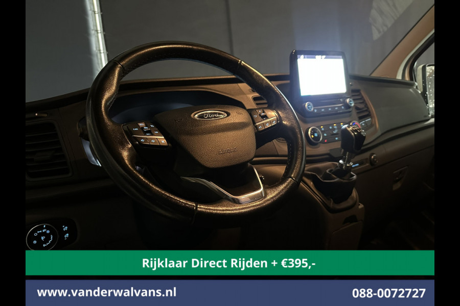 Ford Transit Custom 2.0 TDCI L2H1 Euro6 *Rijklaar Direct Rijden* Airco | Navigatie | Apple Carplay | Cruisecontrol | Stoelverwarming LED, parkeersensoren, android auto, verwarmde voorruit, bijrijdersbank