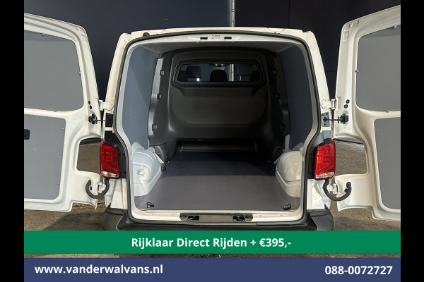 Volkswagen Transporter 2.0 TDI L2H1 Dubbele Cabine Euro6 *Rijklaar Direct Rijden* Airco | 5-Zits | Navigatie | Trekhaak | Apple Carplay Android Auto, Cruisecontrol, Parkeersensoren