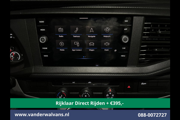 Volkswagen Transporter 2.0 TDI L2H1 Dubbele Cabine Euro6 *Rijklaar Direct Rijden* Airco | 5-Zits | Navigatie | Trekhaak | Apple Carplay Android Auto, Cruisecontrol, Parkeersensoren
