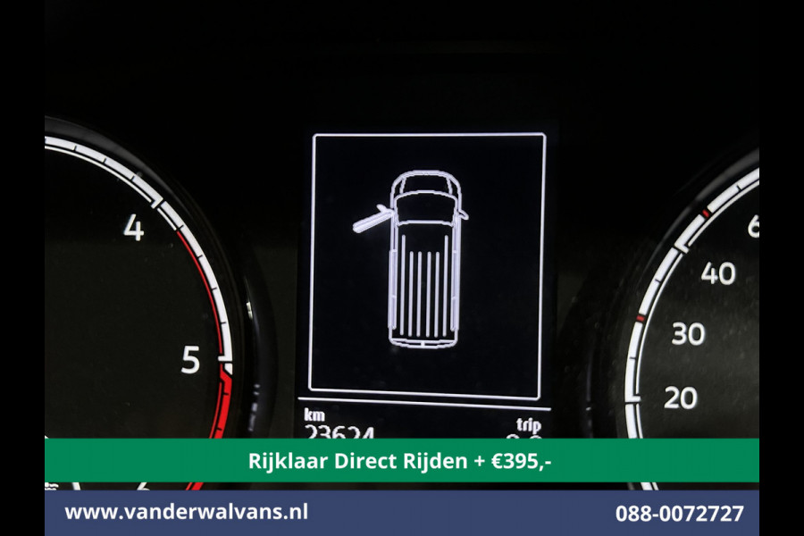 Volkswagen Transporter 2.0 TDI L2H1 Dubbele Cabine Euro6 *Rijklaar Direct Rijden* Airco | 5-Zits | Navigatie | Trekhaak | Apple Carplay Android Auto, Cruisecontrol, Parkeersensoren