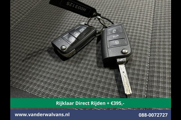 Volkswagen Transporter 2.0 TDI L2H1 Dubbele Cabine Euro6 *Rijklaar Direct Rijden* Airco | 5-Zits | Navigatie | Trekhaak | Apple Carplay Android Auto, Cruisecontrol, Parkeersensoren