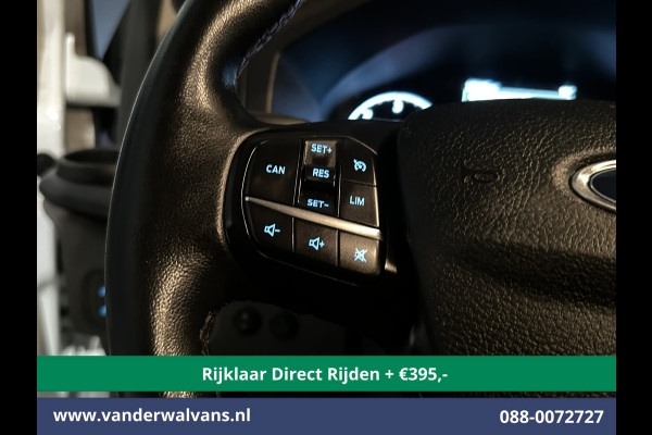 Ford Transit Custom 2.0 TDCI 130pk L2H1 *Rijklaar Direct Rijden* Euro6 Airco | Camera | LED | Cruisecontrol | Stoelverwarming Verwarmde voorruit, Parkeersensoren, Bijrijdersbank, 2800kg trekvermogen