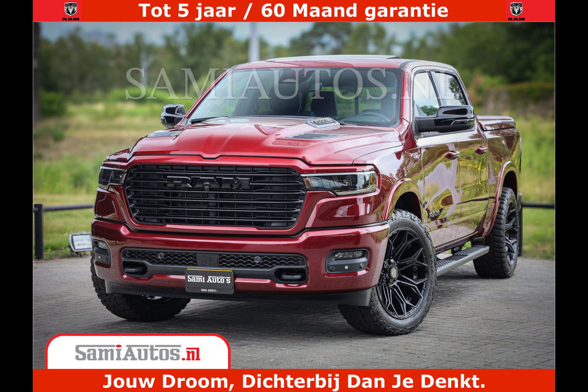 Dodge Ram 1500 Laramie Sport | 420HP 636NM | Stoere Sport en indrukwekkende kleur | Comfortabele Dubbele Cabine met Royale 5 Zitplaatsen | Nu Leverbaar uit Voorraad | Voorraad Nr 2218 - 3854