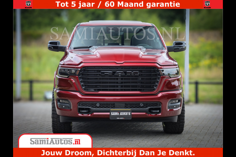 Dodge Ram 1500 Laramie Sport | 420HP 636NM | Stoere Sport en indrukwekkende kleur | Comfortabele Dubbele Cabine met Royale 5 Zitplaatsen | Nu Leverbaar uit Voorraad | Voorraad Nr 2218 - 3854
