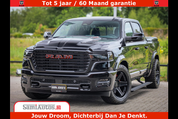 Dodge Ram 1500 Night Premium | Full Option | De Meest Luxe Pick-Up in zijn Klasse | Comfortabele Dubbele Cabine met Royale 5 Zitplaatsen | BPM vrij | Nu Leverbaar uit Voorraad | Voorraad Nr 2287 - 3384