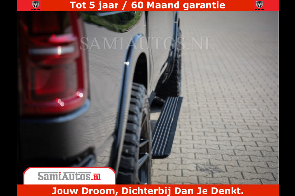 Dodge Ram 1500 Limited Night H.O 540HP 706Nm | Massage + Full Option | De Meest Luxe en Volle Pick-Up in zijn Klasse | Comfortabele Dubbele Cabine met Royale 5 Zitplaatsen | BPM vrij | Nu Leverbaar uit Voorraad | Voorraad Nr 2329 - 5135