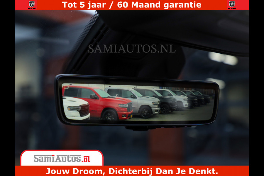Dodge Ram 1500 Limited Night H.O 540HP 706Nm | Massage + Full Option | De Meest Luxe en Volle Pick-Up in zijn Klasse | Comfortabele Dubbele Cabine met Royale 5 Zitplaatsen | BPM vrij | Nu Leverbaar uit Voorraad | Voorraad Nr 2329 - 5135