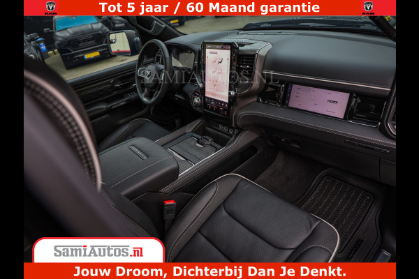 Dodge Ram 1500 Limited Night H.O 540HP 706Nm | Massage + Full Option | De Meest Luxe en Volle Pick-Up in zijn Klasse | Comfortabele Dubbele Cabine met Royale 5 Zitplaatsen | BPM vrij | Nu Leverbaar uit Voorraad | Voorraad Nr 2329 - 5135