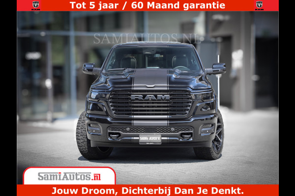 Dodge Ram 1500 Laramie Night | Face Lift | 420Pk 636 Nn | Extra Groot Scherm + Passagiers Scherm | Comfortabele Dubbele Cabine met Royale 5 Zitplaatsen | BPM vrij | Nu Leverbaar uit Voorraad | Voorraad Nr  2220 - 5039