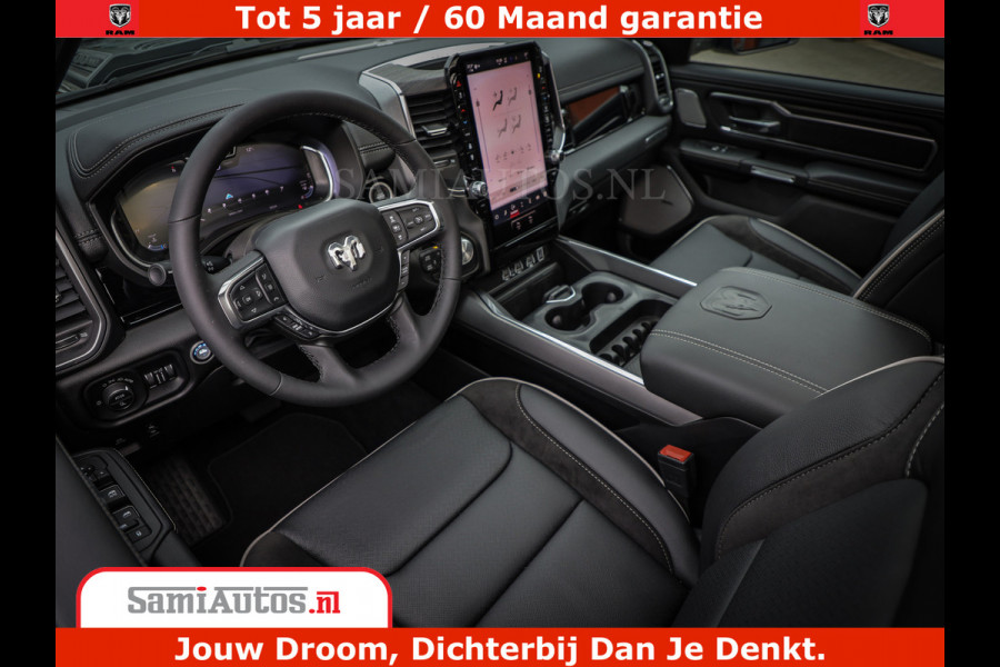 Dodge Ram 1500 Laramie Night | Face Lift | 420Pk 636 Nn | Extra Groot Scherm + Passagiers Scherm | Comfortabele Dubbele Cabine met Royale 5 Zitplaatsen | BPM vrij | Nu Leverbaar uit Voorraad | Voorraad Nr  2220 - 5039