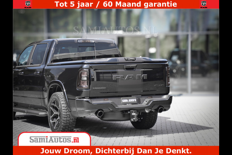 Dodge Ram 1500 Laramie Night | Face Lift | 420Pk 636 Nn | Extra Groot Scherm + Passagiers Scherm | Comfortabele Dubbele Cabine met Royale 5 Zitplaatsen | BPM vrij | Nu Leverbaar uit Voorraad | Voorraad Nr  2220 - 5039