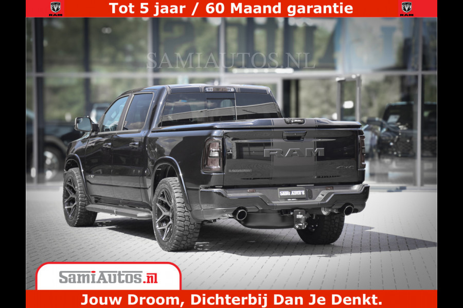 Dodge Ram 1500 Laramie Night | Face Lift | 420Pk 636 Nn | Extra Groot Scherm + Passagiers Scherm | Comfortabele Dubbele Cabine met Royale 5 Zitplaatsen | BPM vrij | Nu Leverbaar uit Voorraad | Voorraad Nr  2220 - 5039