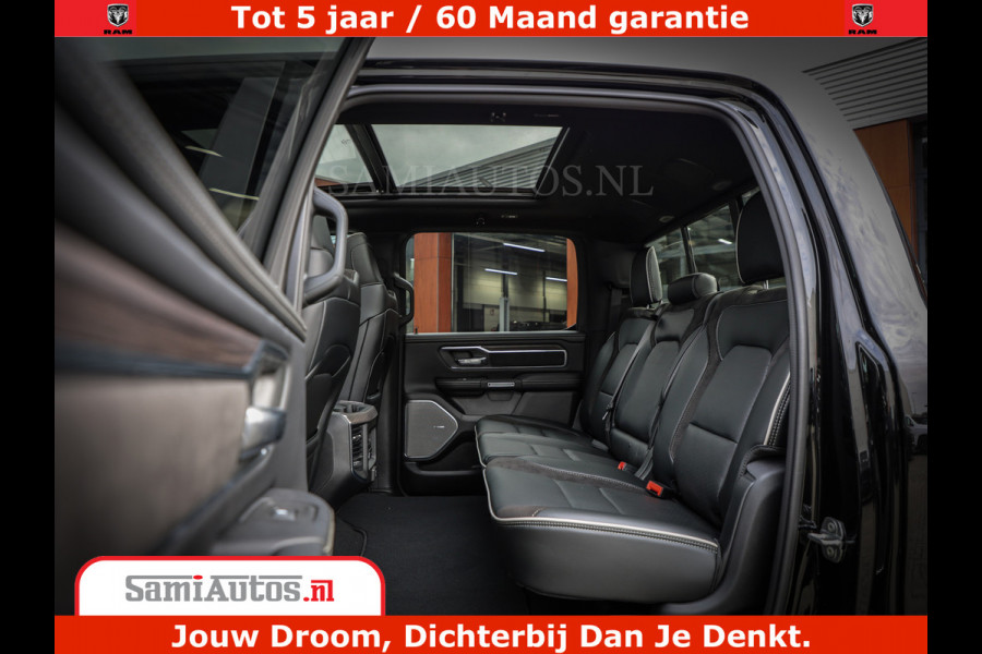 Dodge Ram 1500 Laramie Night | Face Lift | 420Pk 636 Nn | Extra Groot Scherm + Passagiers Scherm | Comfortabele Dubbele Cabine met Royale 5 Zitplaatsen | BPM vrij | Nu Leverbaar uit Voorraad | Voorraad Nr  2220 - 5039