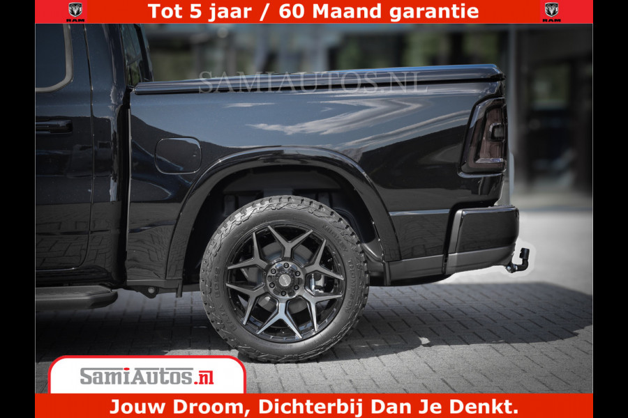 Dodge Ram 1500 Laramie Night | Face Lift | 420Pk 636 Nn | Extra Groot Scherm + Passagiers Scherm | Comfortabele Dubbele Cabine met Royale 5 Zitplaatsen | BPM vrij | Nu Leverbaar uit Voorraad | Voorraad Nr  2220 - 5039
