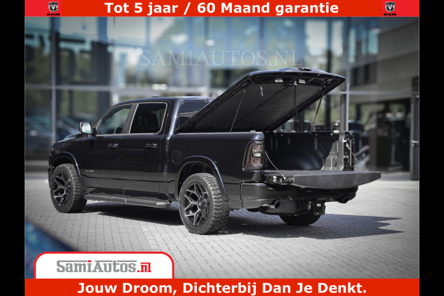 Dodge Ram 1500 Laramie Night | Face Lift | 420Pk 636 Nn | Extra Groot Scherm + Passagiers Scherm | Comfortabele Dubbele Cabine met Royale 5 Zitplaatsen | BPM vrij | Nu Leverbaar uit Voorraad | Voorraad Nr  2220 - 5039
