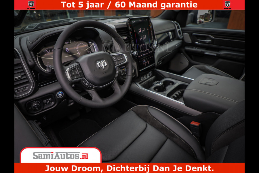 Dodge Ram 1500 Laramie Night | Face Lift | 420Pk 636 Nn | Extra Groot Scherm + Passagiers Scherm | Comfortabele Dubbele Cabine met Royale 5 Zitplaatsen | BPM vrij | Nu Leverbaar uit Voorraad | Voorraad Nr  2220 - 5039