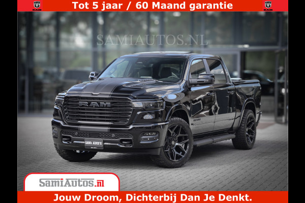 Dodge Ram 1500 Laramie Night | Face Lift | 420Pk 636 Nn | Extra Groot Scherm + Passagiers Scherm | Comfortabele Dubbele Cabine met Royale 5 Zitplaatsen | BPM vrij | Nu Leverbaar uit Voorraad | Voorraad Nr  2220 - 5039