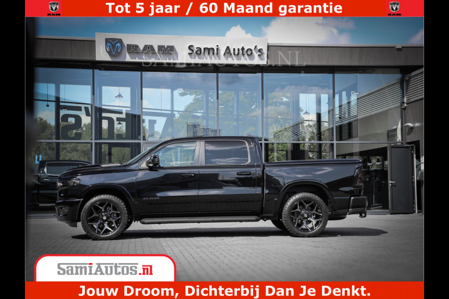 Dodge Ram 1500 Laramie Night | Face Lift | 420Pk 636 Nn | Extra Groot Scherm + Passagiers Scherm | Comfortabele Dubbele Cabine met Royale 5 Zitplaatsen | BPM vrij | Nu Leverbaar uit Voorraad | Voorraad Nr  2220 - 5039