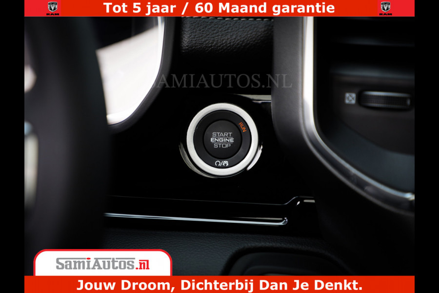Dodge Ram 1500 Laramie Night | Face Lift | 420Pk 636 Nn | Extra Groot Scherm + Passagiers Scherm | Comfortabele Dubbele Cabine met Royale 5 Zitplaatsen | BPM vrij | Nu Leverbaar uit Voorraad | Voorraad Nr  2220 - 5039