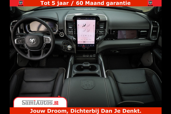 Dodge Ram 1500 Laramie Night | Face Lift | 420Pk 636 Nn | Extra Groot Scherm + Passagiers Scherm | Comfortabele Dubbele Cabine met Royale 5 Zitplaatsen | BPM vrij | Nu Leverbaar uit Voorraad | Voorraad Nr  2220 - 5039