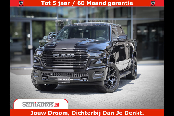 Dodge Ram 1500 Laramie Night | Face Lift | 420Pk 636 Nn | Extra Groot Scherm + Passagiers Scherm | Comfortabele Dubbele Cabine met Royale 5 Zitplaatsen | BPM vrij | Nu Leverbaar uit Voorraad | Voorraad Nr  2220 - 5039