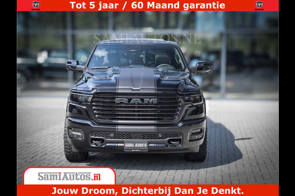 Dodge Ram 1500 Laramie Night | Face Lift | 420Pk 636 Nn | Extra Groot Scherm + Passagiers Scherm | Comfortabele Dubbele Cabine met Royale 5 Zitplaatsen | BPM vrij | Nu Leverbaar uit Voorraad | Voorraad Nr  2220 - 5039
