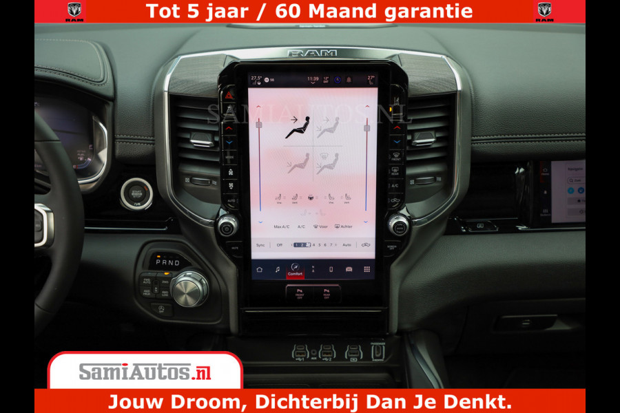 Dodge Ram 1500 Laramie Night | Face Lift | 420Pk 636 Nn | Extra Groot Scherm + Passagiers Scherm | Comfortabele Dubbele Cabine met Royale 5 Zitplaatsen | BPM vrij | Nu Leverbaar uit Voorraad | Voorraad Nr  2220 - 5039