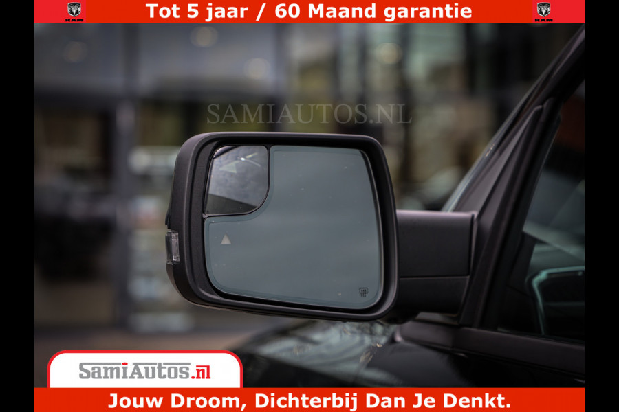Dodge Ram 1500 Laramie Night | Face Lift | 420Pk 636 Nn | Extra Groot Scherm + Passagiers Scherm | Comfortabele Dubbele Cabine met Royale 5 Zitplaatsen | BPM vrij | Nu Leverbaar uit Voorraad | Voorraad Nr  2220 - 5039