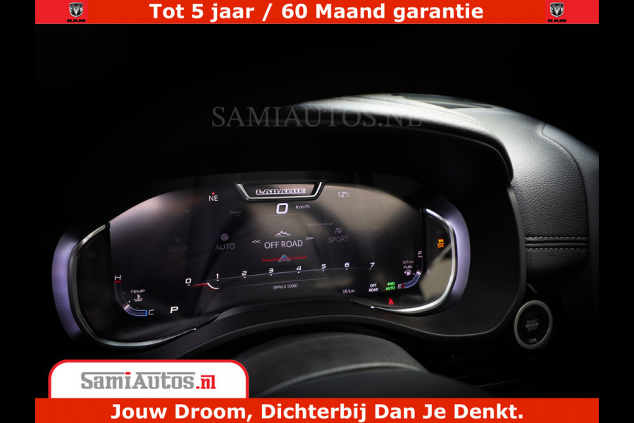 Dodge Ram 1500 Laramie Night | Face Lift | 420Pk 636 Nn | Extra Groot Scherm + Passagiers Scherm | Comfortabele Dubbele Cabine met Royale 5 Zitplaatsen | BPM vrij | Nu Leverbaar uit Voorraad | Voorraad Nr  2220 - 5039