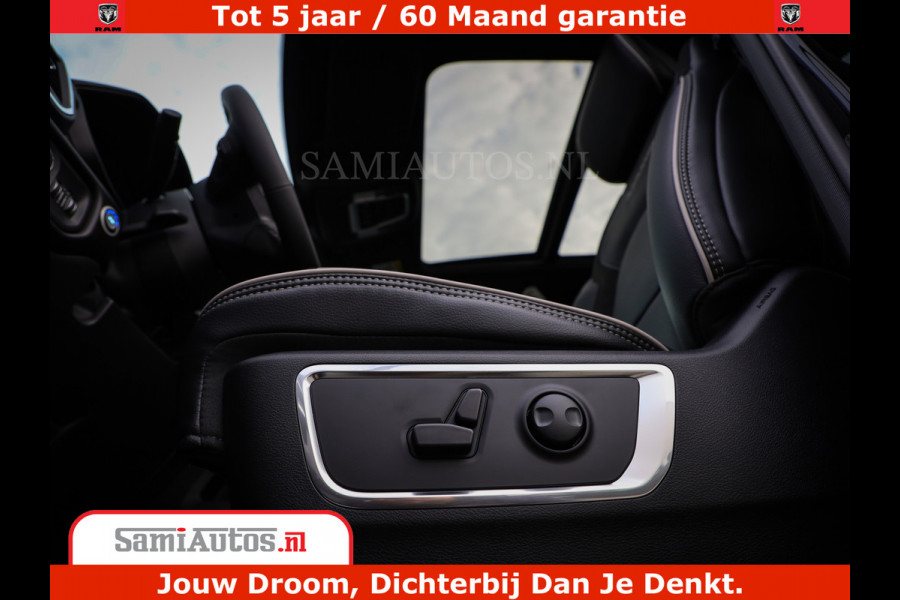 Dodge Ram 1500 Laramie Night | Face Lift | 420Pk 636 Nn | Extra Groot Scherm + Passagiers Scherm | Comfortabele Dubbele Cabine met Royale 5 Zitplaatsen | BPM vrij | Nu Leverbaar uit Voorraad | Voorraad Nr  2220 - 5039