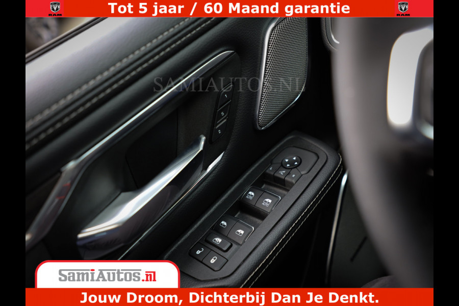 Dodge Ram 1500 Laramie Night | Face Lift | 420Pk 636 Nn | Extra Groot Scherm + Passagiers Scherm | Comfortabele Dubbele Cabine met Royale 5 Zitplaatsen | BPM vrij | Nu Leverbaar uit Voorraad | Voorraad Nr  2220 - 5039
